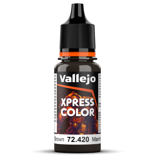 Vallejo Game Color 72.420 Wasteland Brown Xpress Color, 18 ml